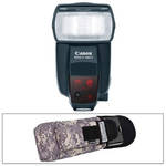 Canon 580EX II Speedlite TTL Shoe Mount Flash (Guide No. 190'/58 m at 105mm) for E-TTL II Kit