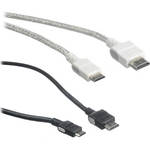 Flip Video HDMI Cables (Black 2' and White 6.5')