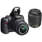 Nikon D5000 Digital SLR Camera Kit with 18-55mm VR & 55-200mm Lenses
