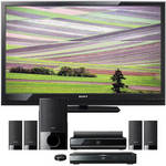 Sony KDL-46Z5100 46" LCD TV with Blue-ray Player & Home Theater System Kit