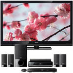 Sony KDL-52Z5100 52"LCD HDTV with Blu-ray Player & Home Theater System Kit