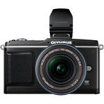 Olympus E-P2 Pen Digital Camera  w/ 14-42mm Zuiko Lens & Electronic Viewfinder (Black)