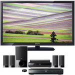 Sony KDL-46XBR9 1080p LCD TV with Blu-ray Player & Home Theater System Kit