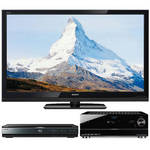 Sony 40" 1080p Bravia LCD TV/BDP-S560 Blu-ray Disc/STR-DN1000 7.1 Receiver