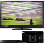 Sony KDL-46Z5100 46" LCD TV with Blue-ray Player  & 400 Disc MegaChanger Kit