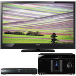 Sony KDL-46Z5100 46" LCD TV with Blue-ray Player  & 400 Disc MegaChanger Kit