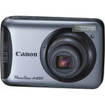 Canon PowerShot A490 10MP Digital Camera w/3.3x Optical Zoom, 2.5" LCD