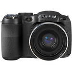 Fujifilm Finepix S1800 12MP Digital Camera, w/18X Optical Zoom, 3" LCD - Black