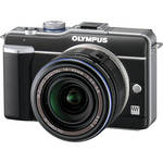 Olympus PEN E-PL1 Digital Camera (Black) 