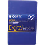 Sony BCT-D22 22 Minute Digital Betacam Cassette