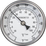 Delta 3" Dial Darkroom Thermometer 1/2" IPC