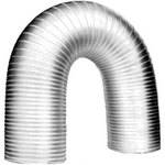 Delta 6" Aluminum Semi-rigid Flex Ducting with Clamps (Expands to 8 Feet)