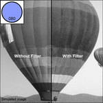 B+W 77mm 080 Light Blue   Glass Filter