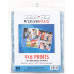 ClearFile Archival-Plus Print Page, Holds Six 4 x 6" Prints (100 Pack)
