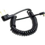 Graflex PC Male to Household Female Flash Sync Cord - Gold Tip, Coiled 3'