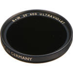 B+W 39mm UV (403) Black   Glass Filter