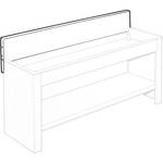 Arkay Deluxe 10" High Backsplash for 84" Long Economy Sink