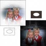 Lindahl 3.5 x 4.5" Vignette - Horizontal Smooth Oval