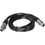 Bescor Cabo XLR F�mea de 4 pinos para XLR F�mea de 4 pinos - 5 p�s (1,5m)