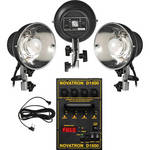 Novatron 1500 Ws 3 Light Basic Pro Kit (120VAC)