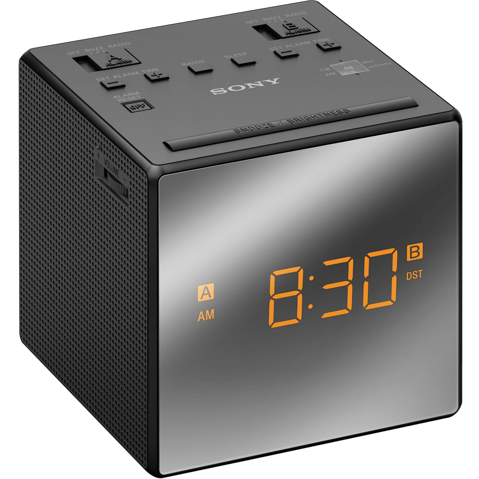Sony Dual Alarm Clock Radio Black ICFC1TBLACK B H Photo Video Sony Dual Alarm Clock Radio Black ICFC1TBLACK B H Photo Video