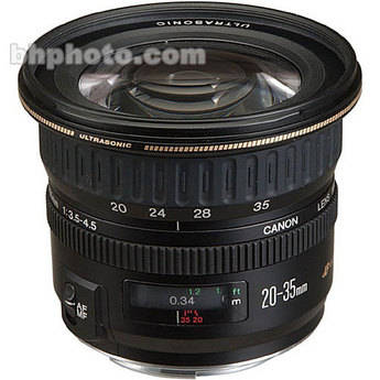 Canon Zoom Super Wide Angle EF 20-35mm f/3.5-4.5 USM Autofocus Lens