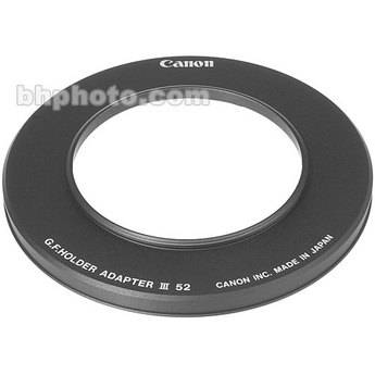 Canon 52mm Adapter Ring for Gelatin Filter Holder III