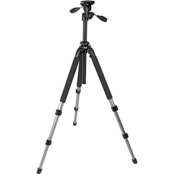 Slik Pro 700DX Tripod with 3-Way Pan/Tilt Head - Supports 15 lbs (6.8kg)
