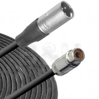 Comprehensive EXF 3-Pin XLR Male to RCA Female Cable - 25'