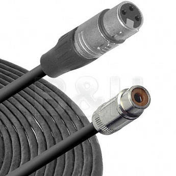 Comprehensive EXF 3-Pin XLR Female to RCA Female Cable - 10'