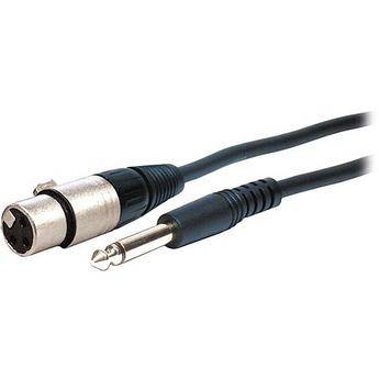 Comprehensive EXF Series Stereo 1/4" Male to 3-Pin XLR Female Cable - 25'