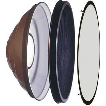 Speedotron "Beauty Dish" Grid Reflector Kit with 35� Grid, Lightsox - 22"