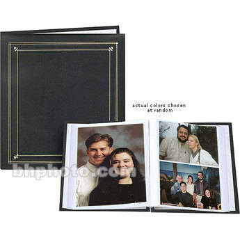 Pioneer Photo Albums Pocket Album - Holds 12 5x7" and 4 8x10" Photos - Assorted Colors