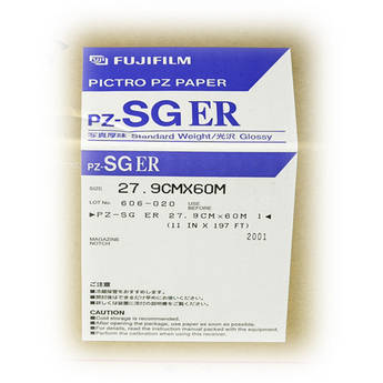 Fujifilm PZ-SG ER Receiver Paper Roll (11" x 197')
