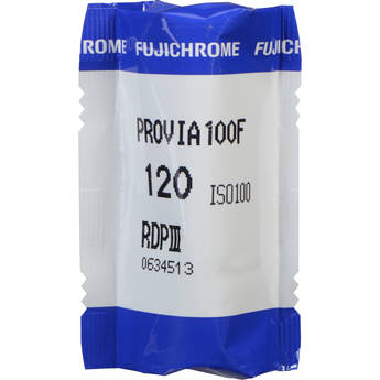 Fujifilm RDP-III 120 Fujichrome Provia 100F Color Slide Film (ISO-100)
