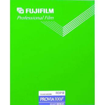 Fujifilm RDP-III 8x10" 10 Sheets Fujichrome Provia 100F Color Slide Film (ISO-100)