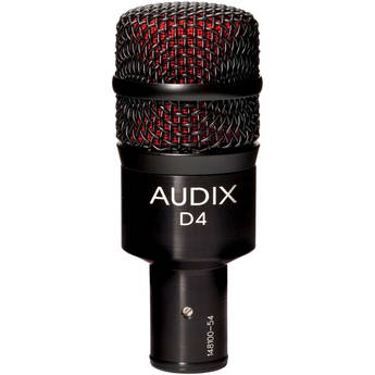Audix D4 - Microfone H�per-Cardi�ide Din�mico para Bumbo e Instrumento