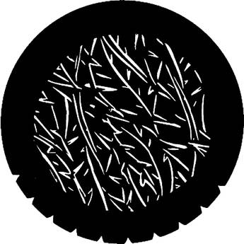 Rosco Steel Gobo #7211 - Abstract Blades - Size M