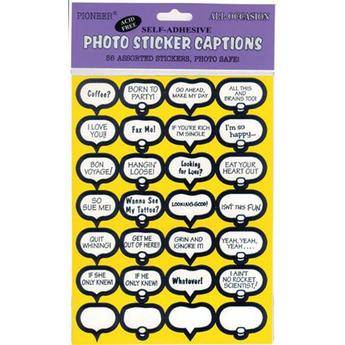 Pioneer Photo Albums Photo Caption Stickers, All Occasion