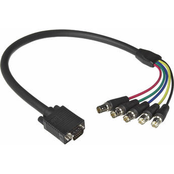Comprehensive VGA 15-pin Male to 5-BNC Female - Adapter - 2'