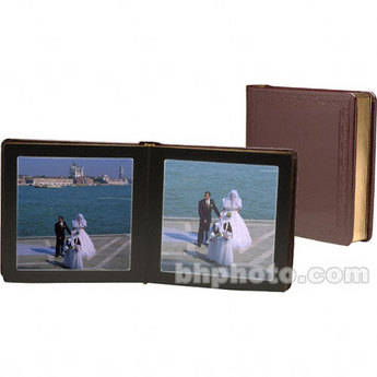 Albums-X Library Bound Embossed Photo/Wedding Album Cover - for Up To 15 Pages 5x7" (Burgundy)