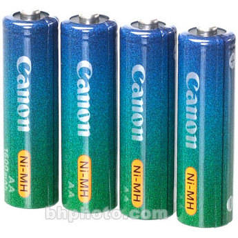 Canon NB4-100 - Baterias Recarreg�veis NiMH AA (Kit de 4 1600mAh)