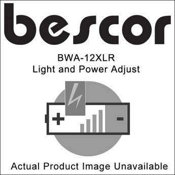 Bescor BWA-12XLR Light and Power Adjust - Waist Belt, XLR Connectivity