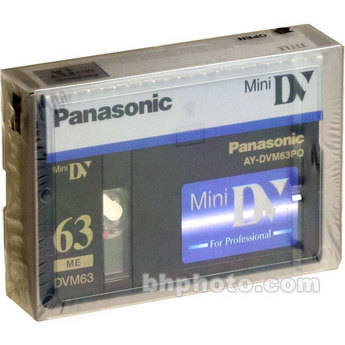Panasonic AY-DVM63PQ - Fita de V�deo MiniDV de 63 Minutos