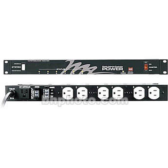 Middle-Atlantic PDS-615R Rackmount Power Sequencer 6-Outlet 15A (Black)