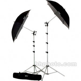 Smith-Victor UK2 Umbrella Kit with Brackets, Stands, Case