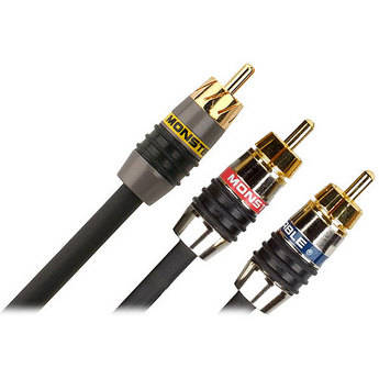 Monster Cable 3-RCA to 3-RCA Balanced Cable (Series 2, 250) - 6.5'