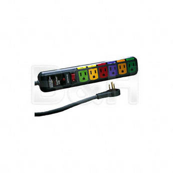 Monster-Power AV600 Power Strip and Surge Protector - 6 Outlets