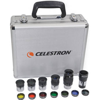 Celestron Accessory Kit - 5 Eyepieces, 2x Barlow, 7 Filters & Case