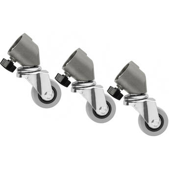 Impact Caster Set for Light Stands with 22mm Tubular Leg Ends